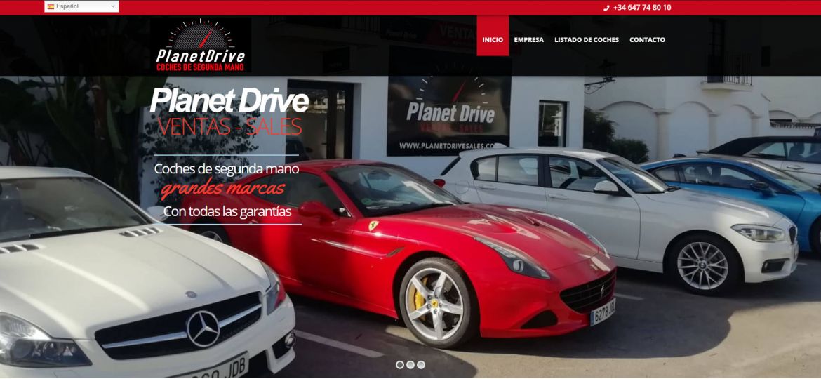 Venta de coches de segunda mano en Marbella con Planet Drive Sales - Planet rent a car